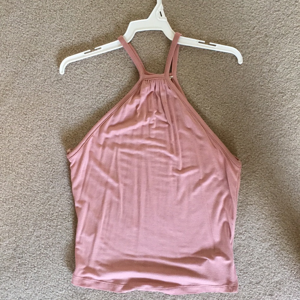 light pink tank top